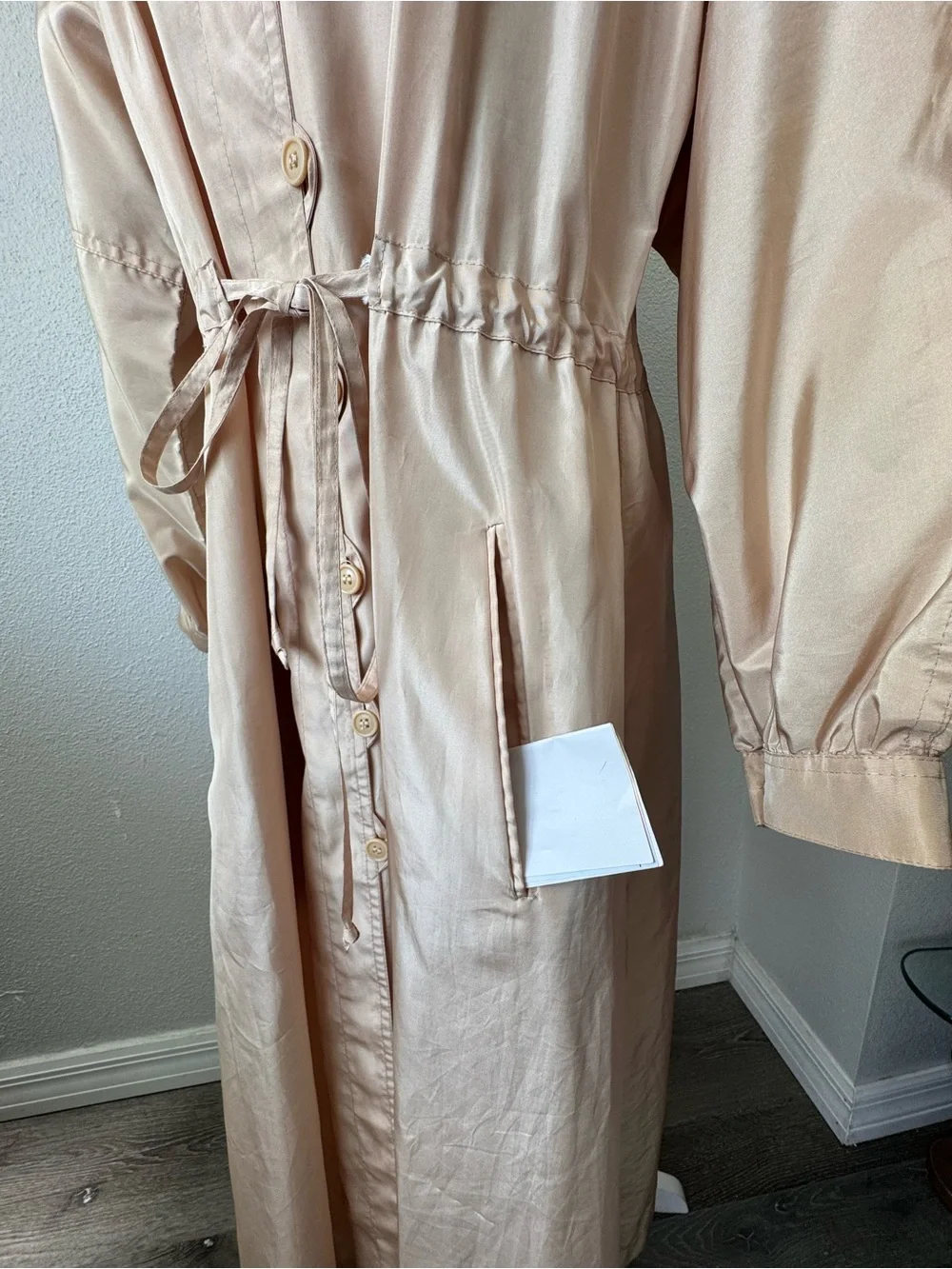 Carol Cohen Braefair Vintage 60’s 70’s Long Trench Coat Lightweight